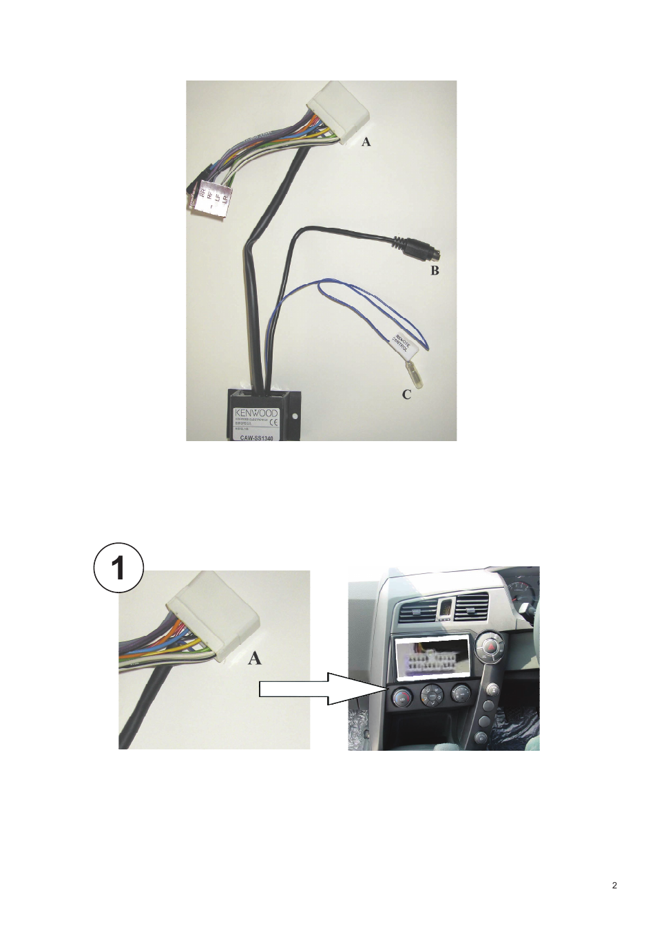 Kenwood CAW-SS1340 User Manual | Page 2 / 3