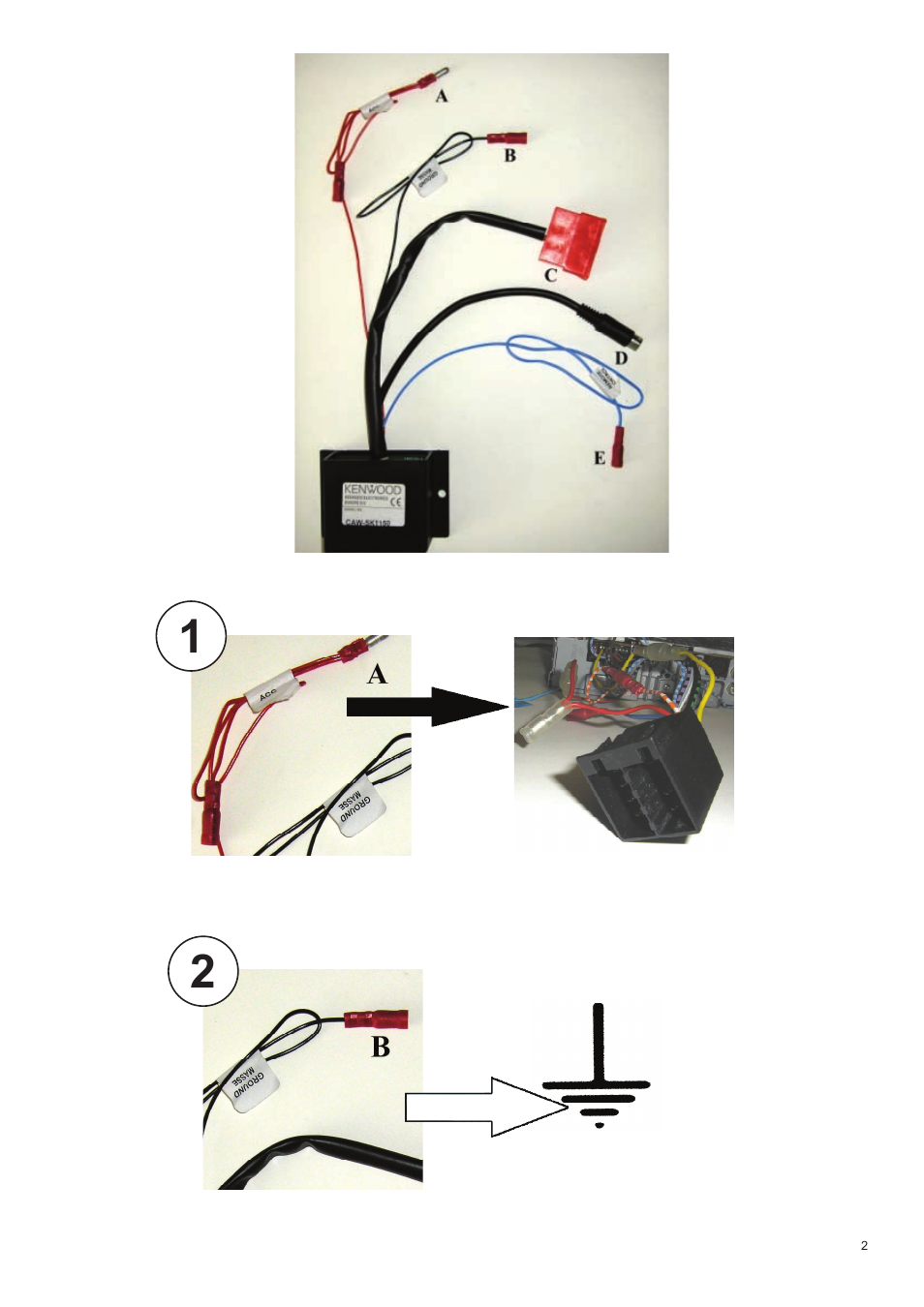 Kenwood CAW-SK1150 User Manual | Page 2 / 3