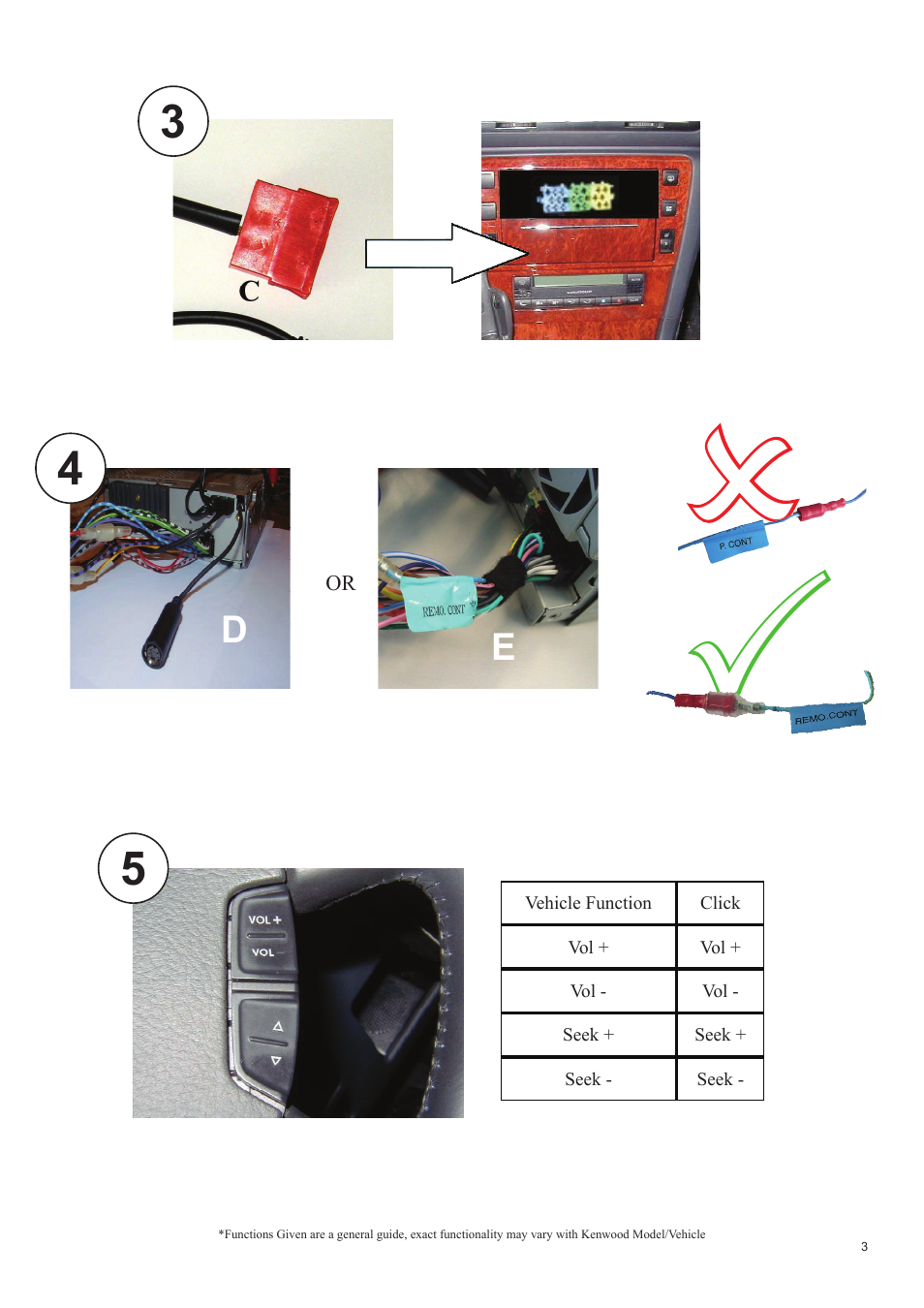 Kenwood CAW-SK1150 User Manual | Page 3 / 3