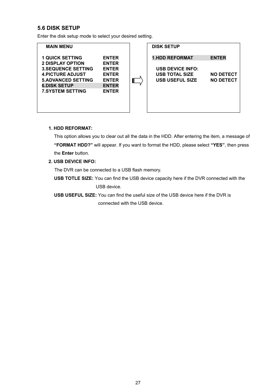 6 disk setup | Approach Tech DVR-3704T User Manual | Page 29 / 47