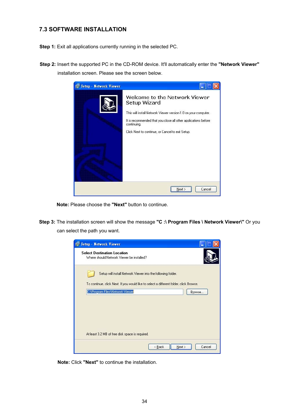 3 software installation | Approach Tech DVR-3704T User Manual | Page 36 / 47