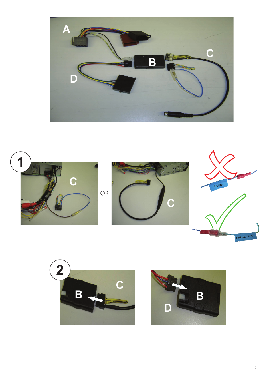 Kenwood CAW-CP7190 User Manual | Page 2 / 3