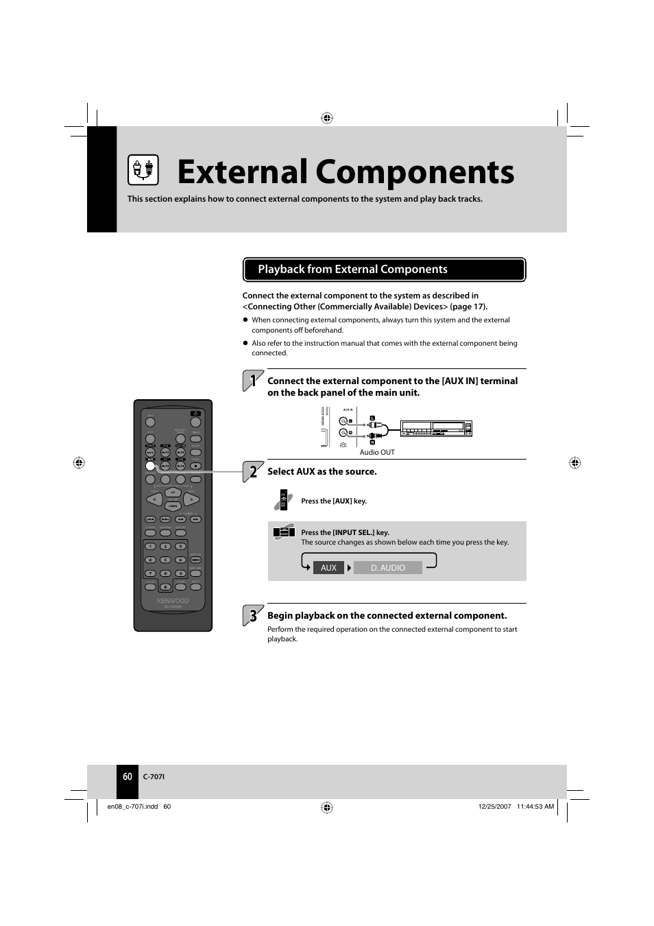 En08_c-707i.pdf, External components | Kenwood C-707i-W User Manual | Page 60 / 84