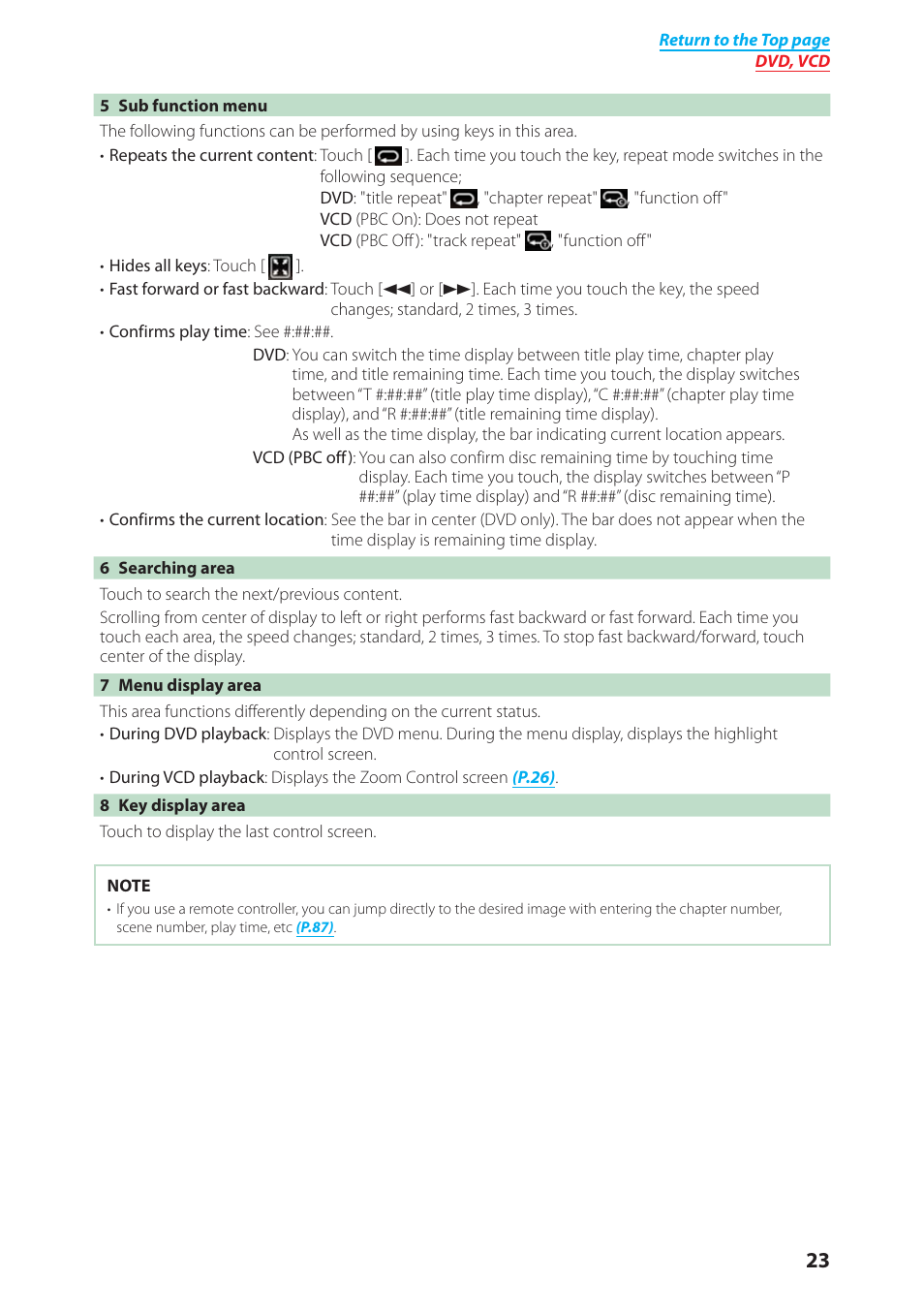 Kenwood DNX4280BT User Manual | Page 24 / 106