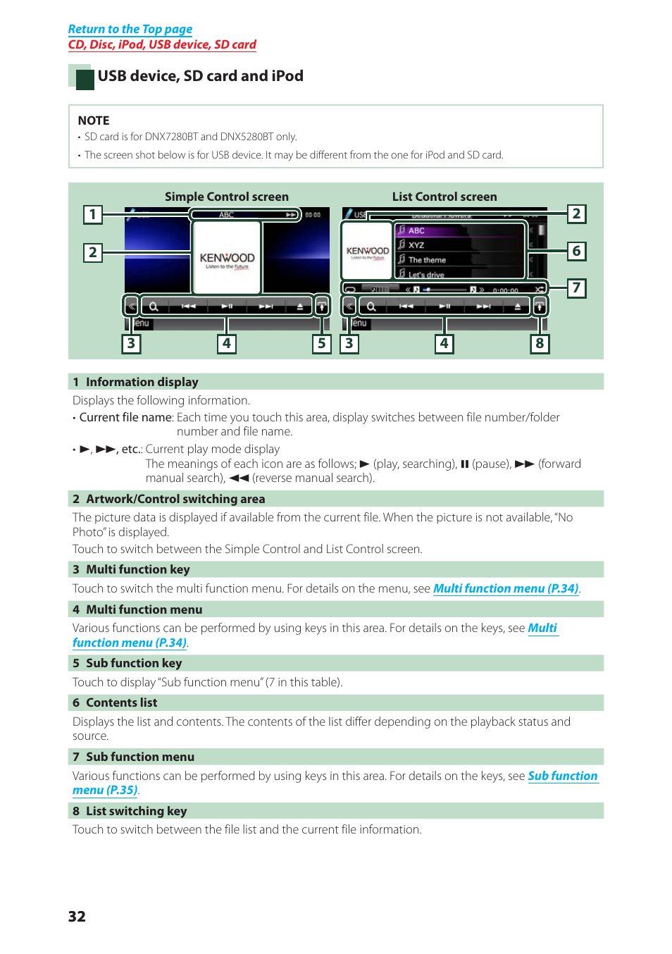 P.32) | Kenwood DNX4280BT User Manual | Page 33 / 106