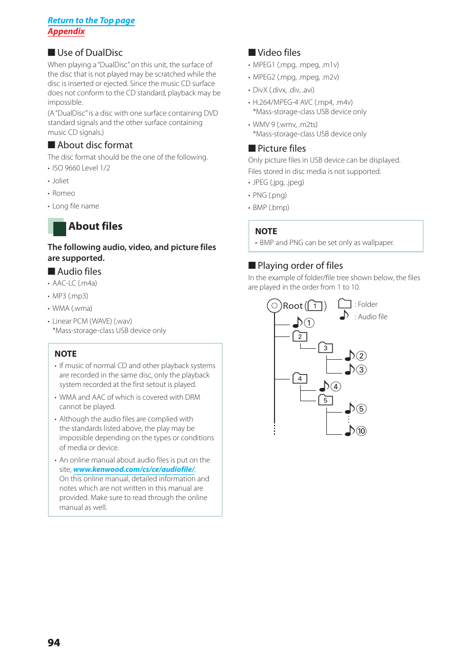 3¡$ 4 ¡" ¡# ¡p 5 | Kenwood DNX4280BT User Manual | Page 95 / 106