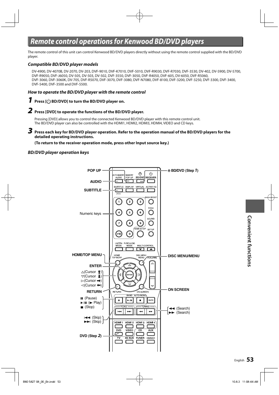 Kenwood RA-5000 User Manual | Page 53 / 60