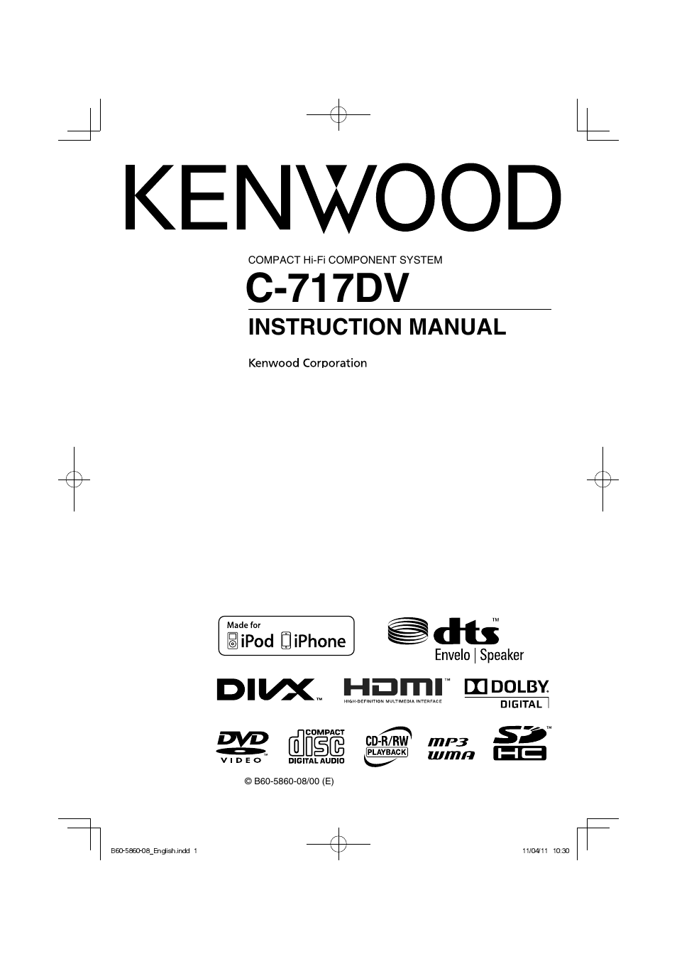Kenwood C-717DV User Manual | 32 pages