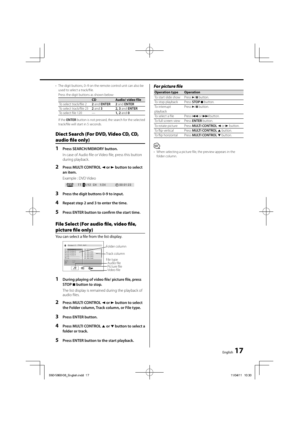 Kenwood C-717DV User Manual | Page 17 / 32