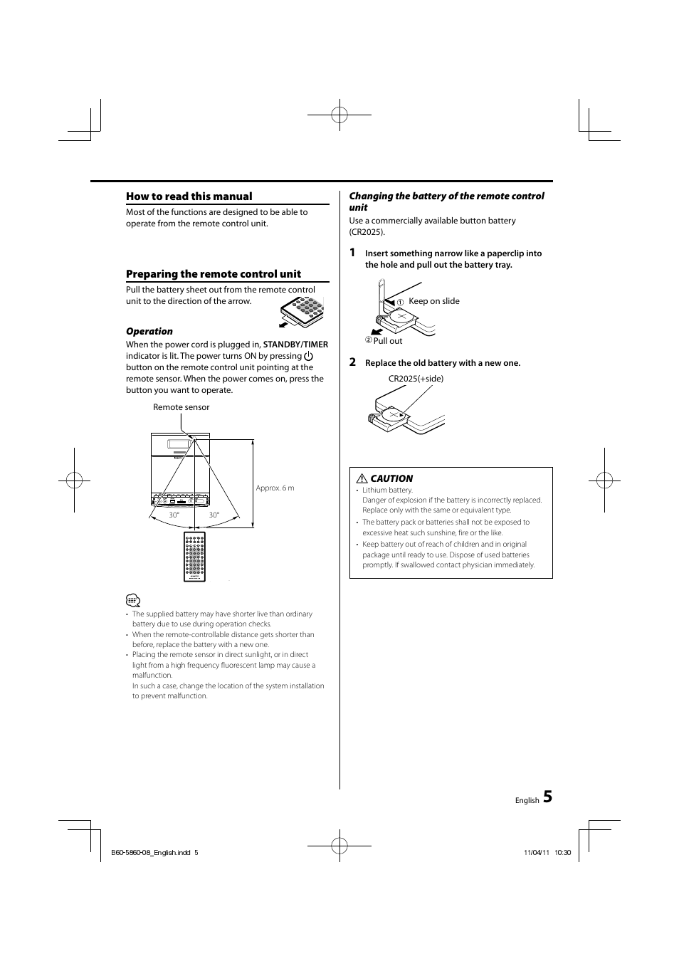 Preparing the remote control unit, How to read this manual | Kenwood C-717DV User Manual | Page 5 / 32