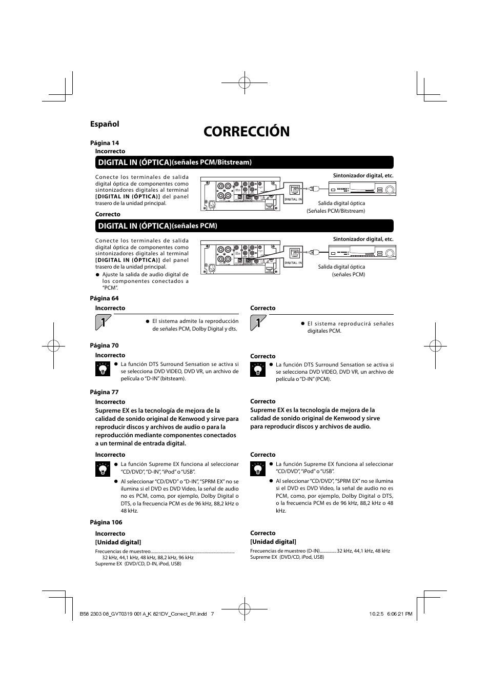 Kenwood K-821DV User Manual | 1 page