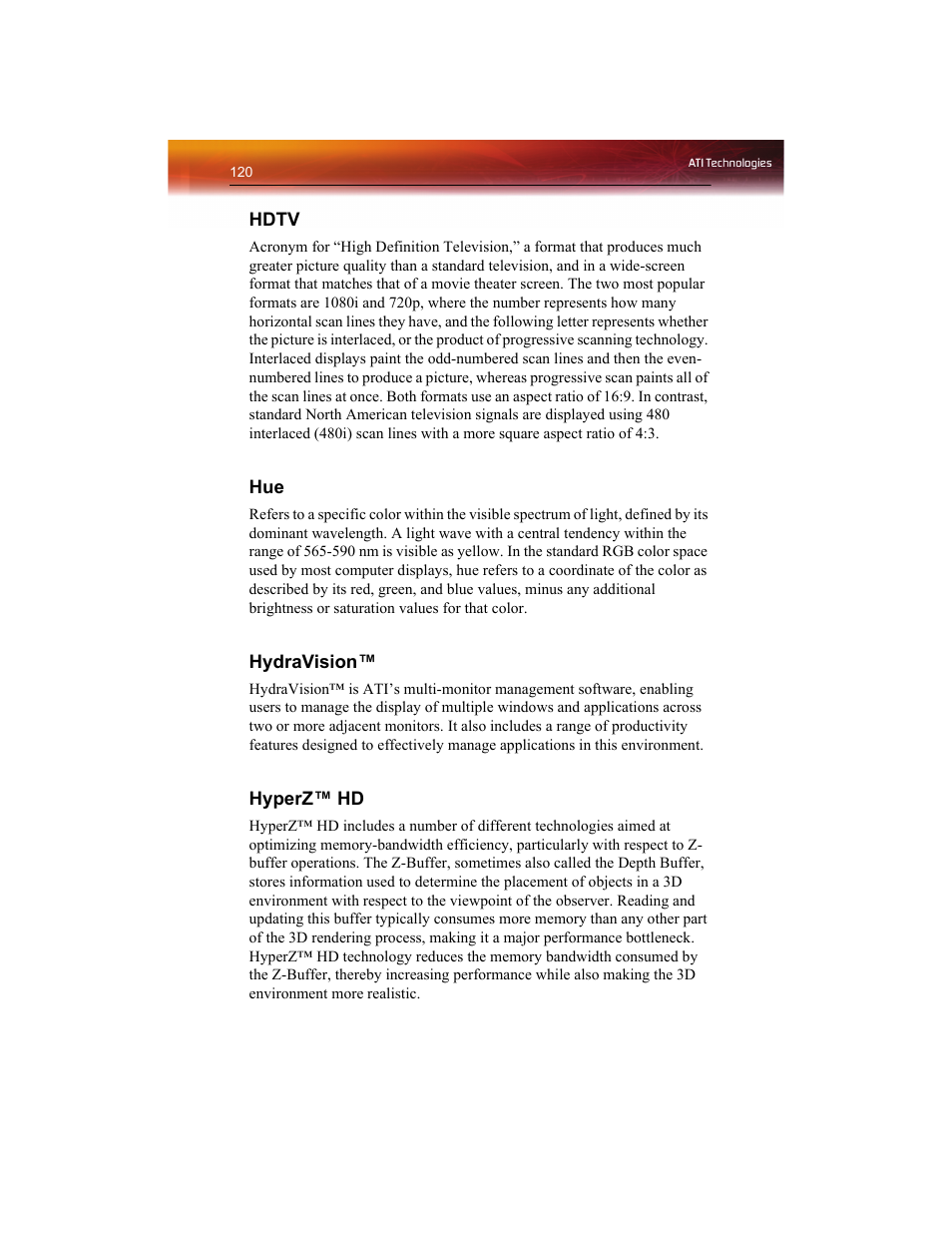 ATI Technologies RADEON X1550 SERIES User Manual | Page 128 / 148