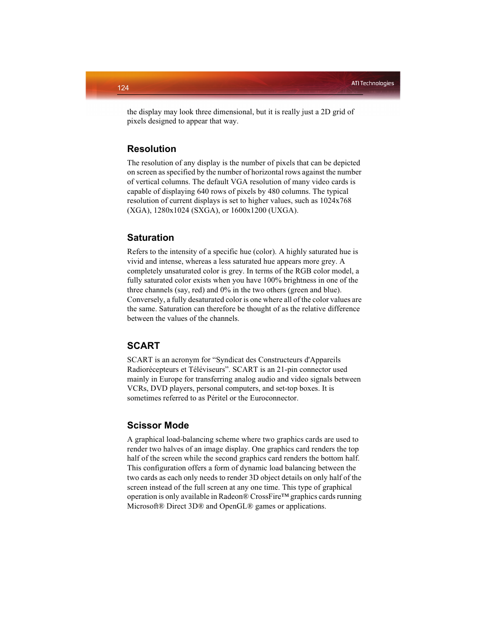 ATI Technologies RADEON X1550 SERIES User Manual | Page 132 / 148