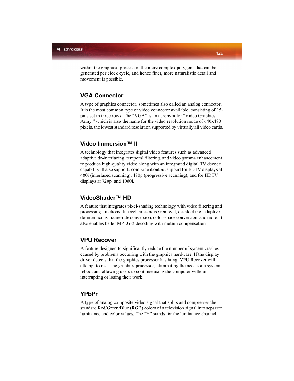 ATI Technologies RADEON X1550 SERIES User Manual | Page 137 / 148