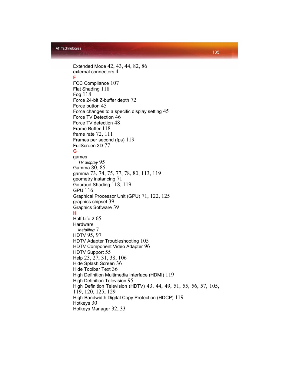 ATI Technologies RADEON X1550 SERIES User Manual | Page 143 / 148