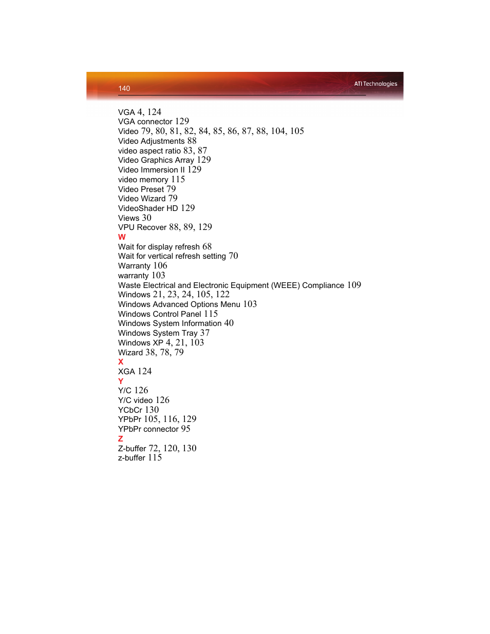 ATI Technologies RADEON X1550 SERIES User Manual | Page 148 / 148