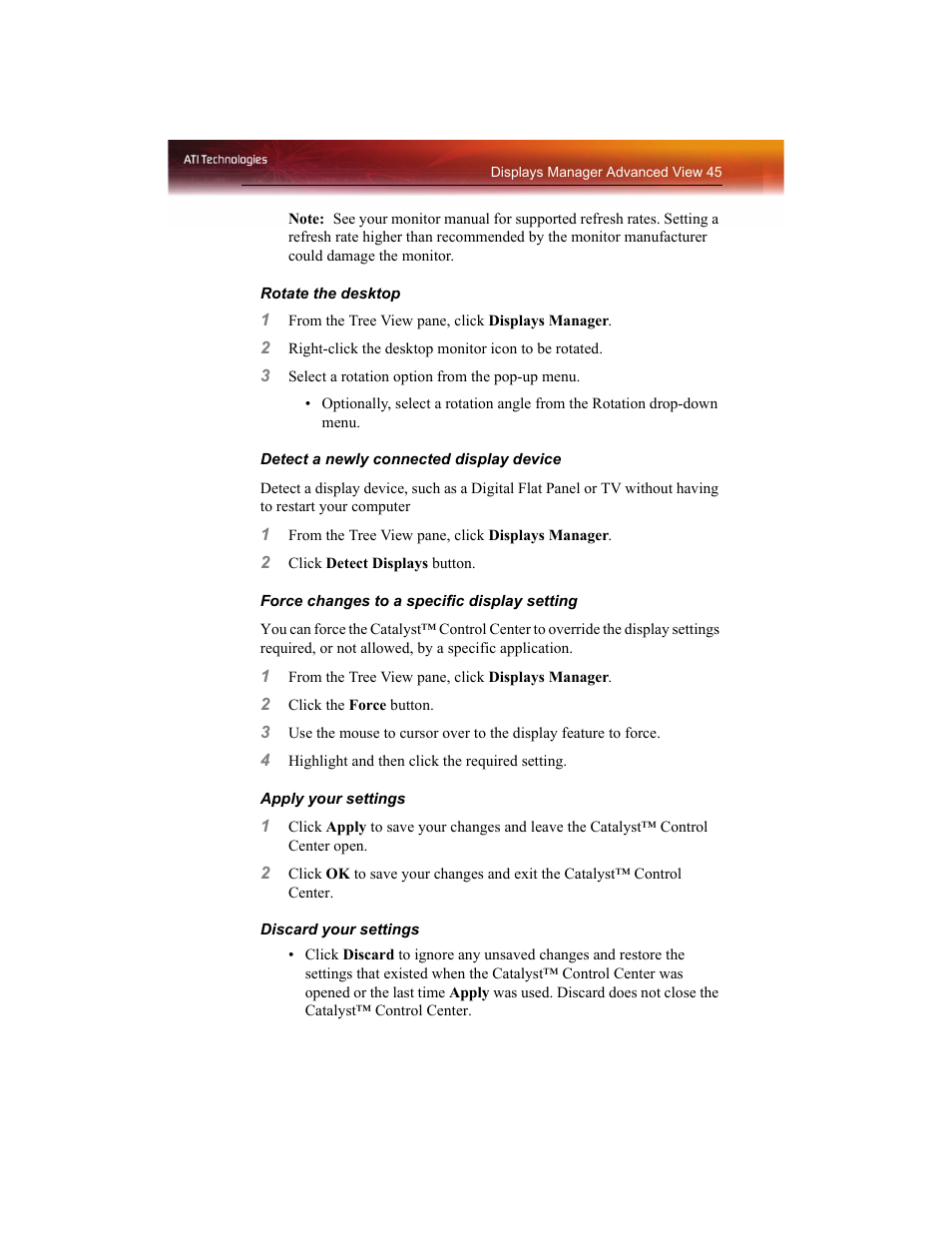 ATI Technologies RADEON X1550 SERIES User Manual | Page 53 / 148