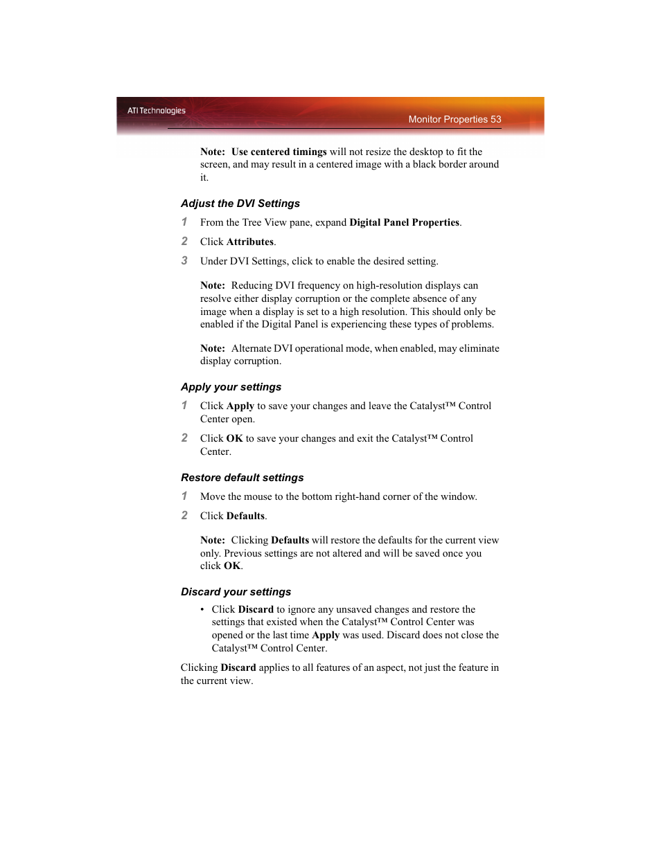 ATI Technologies RADEON X1550 SERIES User Manual | Page 61 / 148