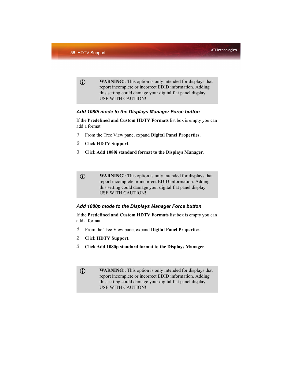 ATI Technologies RADEON X1550 SERIES User Manual | Page 64 / 148