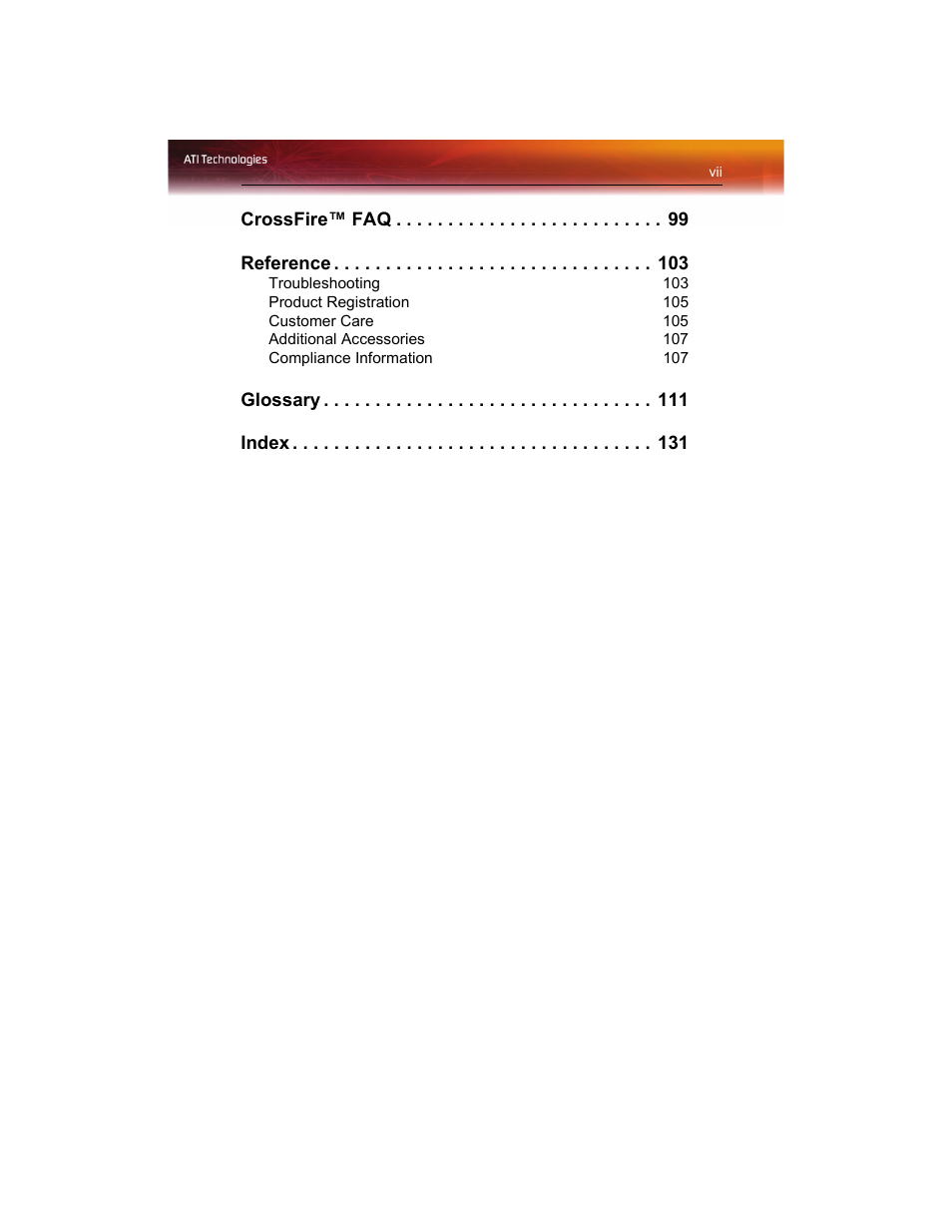 ATI Technologies RADEON X1550 SERIES User Manual | Page 7 / 148