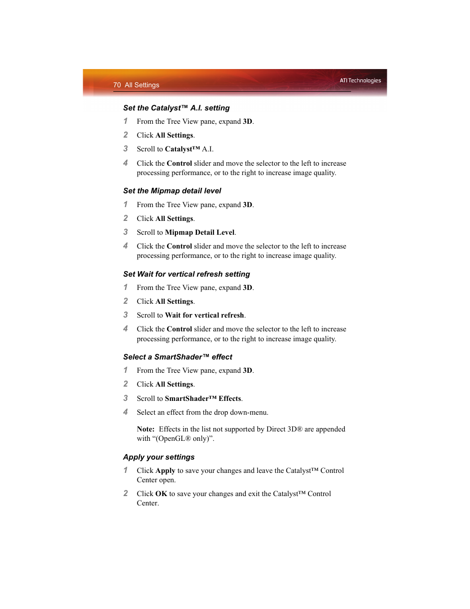 ATI Technologies RADEON X1550 SERIES User Manual | Page 78 / 148