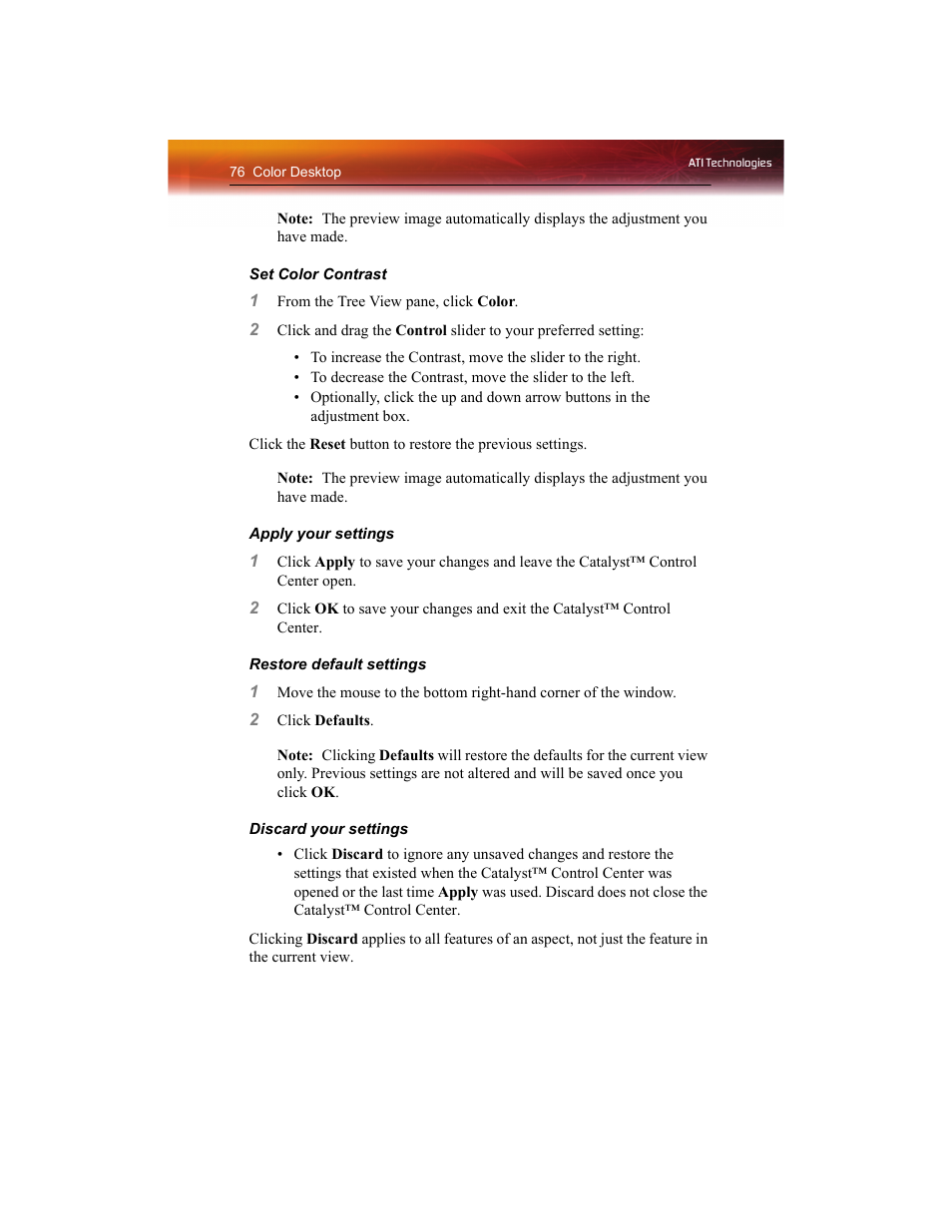 ATI Technologies RADEON X1550 SERIES User Manual | Page 84 / 148