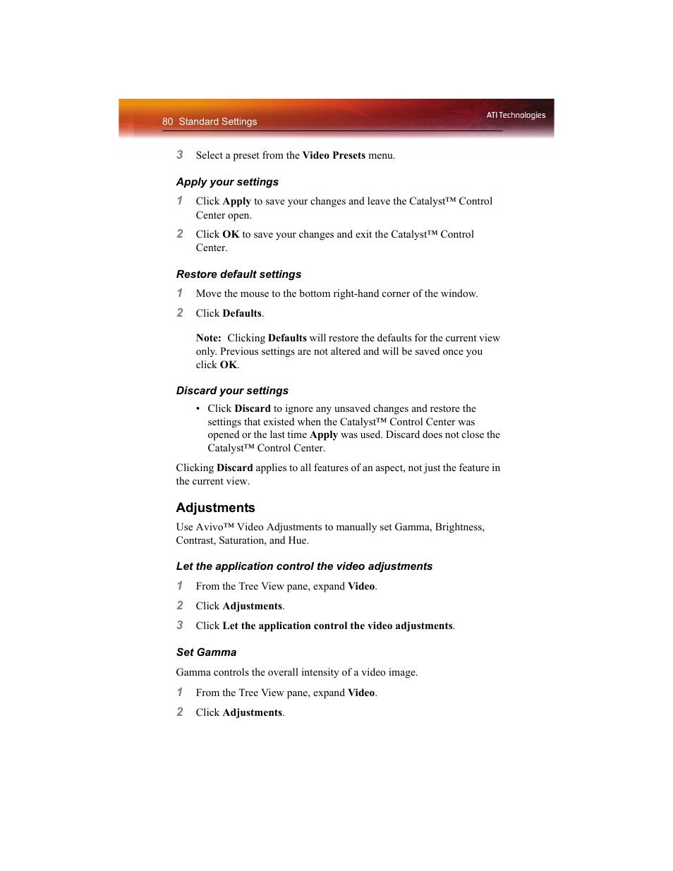 ATI Technologies RADEON X1550 SERIES User Manual | Page 88 / 148