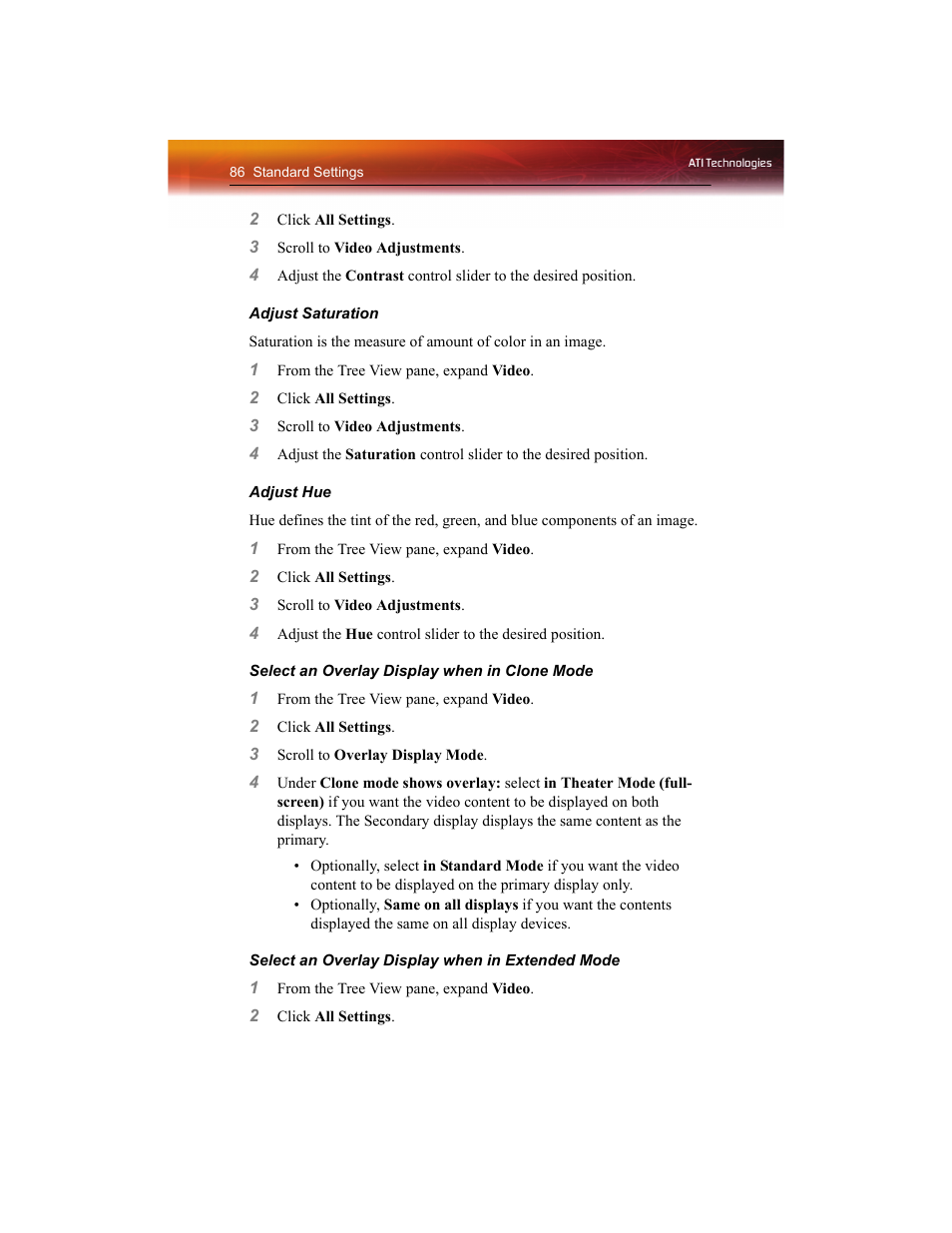 ATI Technologies RADEON X1550 SERIES User Manual | Page 94 / 148