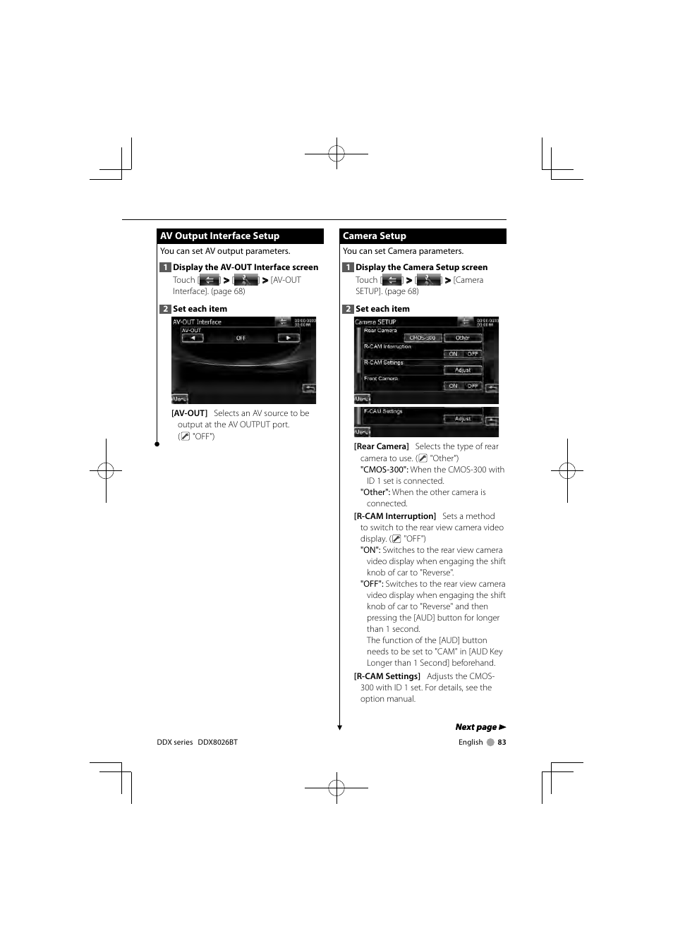 Kenwood DDX8026BT User Manual | Page 83 / 116