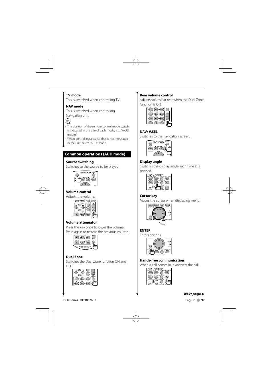 Kenwood DDX8026BT User Manual | Page 97 / 116