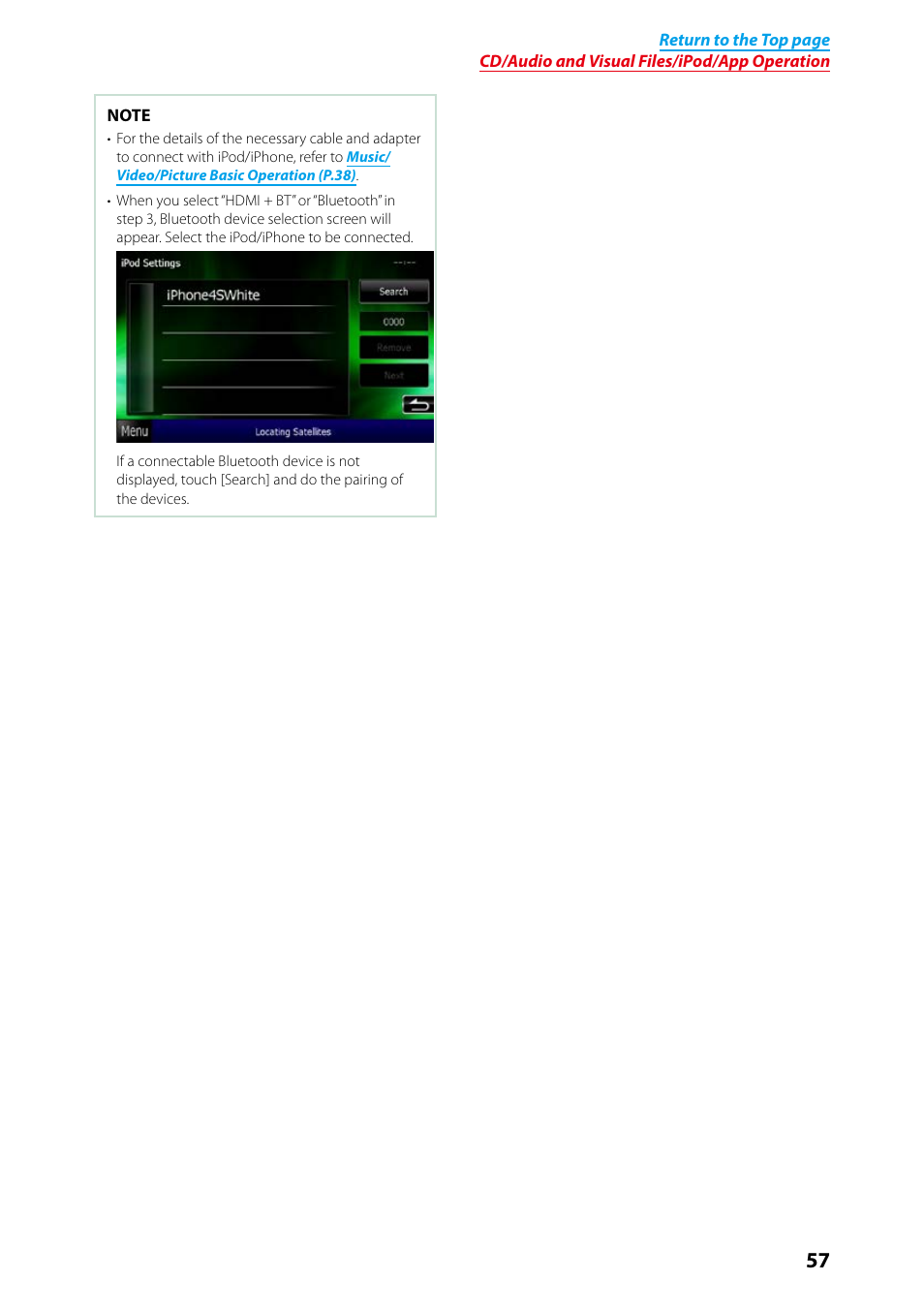 Kenwood DNX7250DAB User Manual | Page 58 / 131