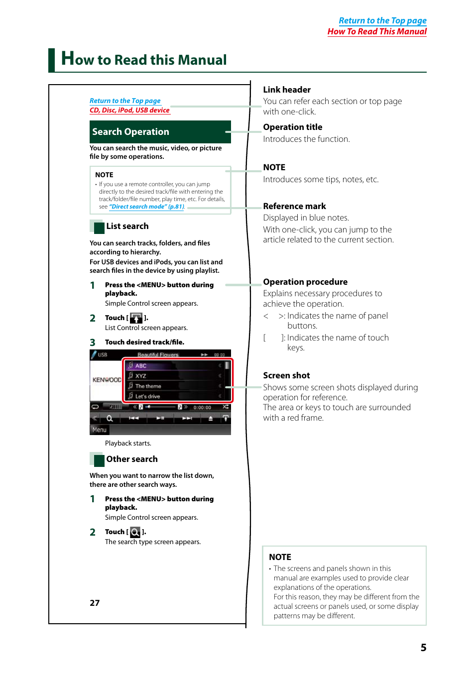 How to read this manual, Ow to read this manual | Kenwood DNX7250DAB User Manual | Page 6 / 131