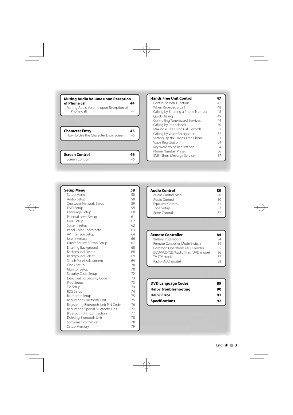 Kenwood KVT-526DVD User Manual | Page 3 / 96