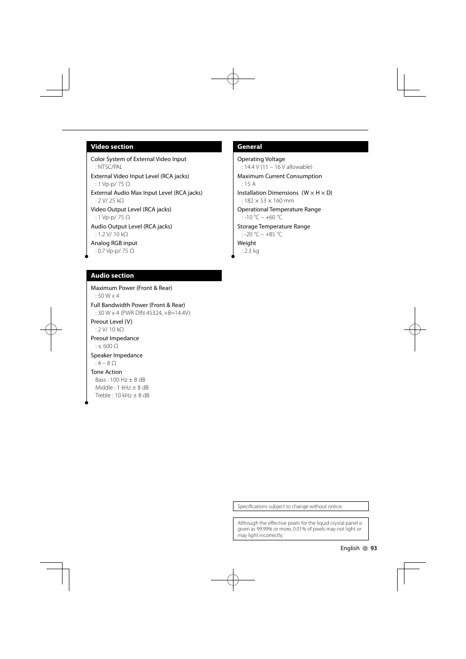 Kenwood KVT-526DVD User Manual | Page 93 / 96