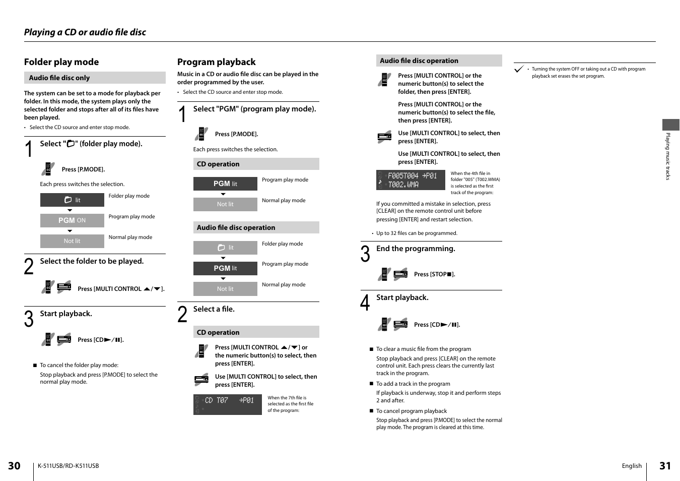 Kenwood K-511USB-B User Manual | Page 16 / 59