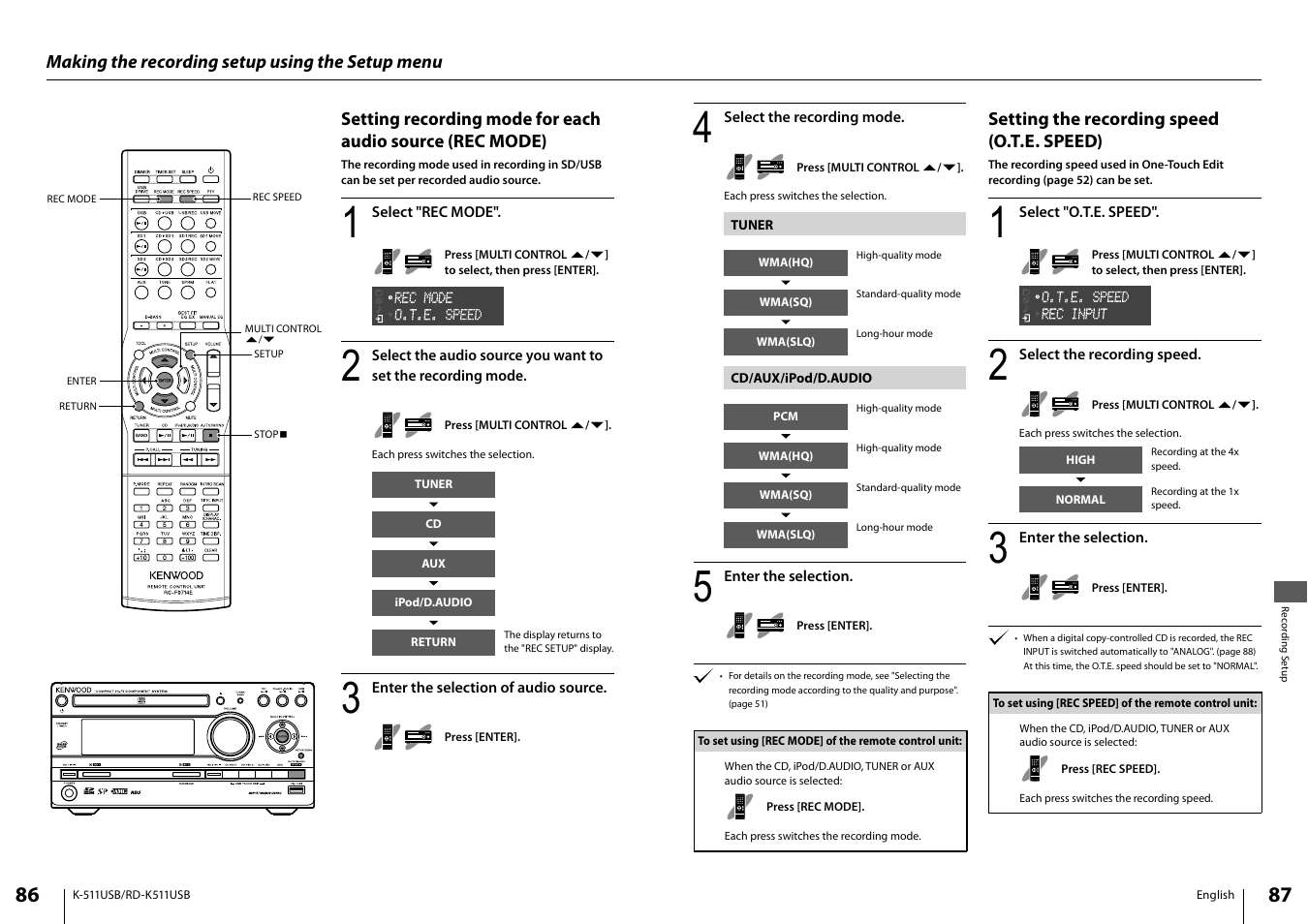 Kenwood K-511USB-B User Manual | Page 44 / 59