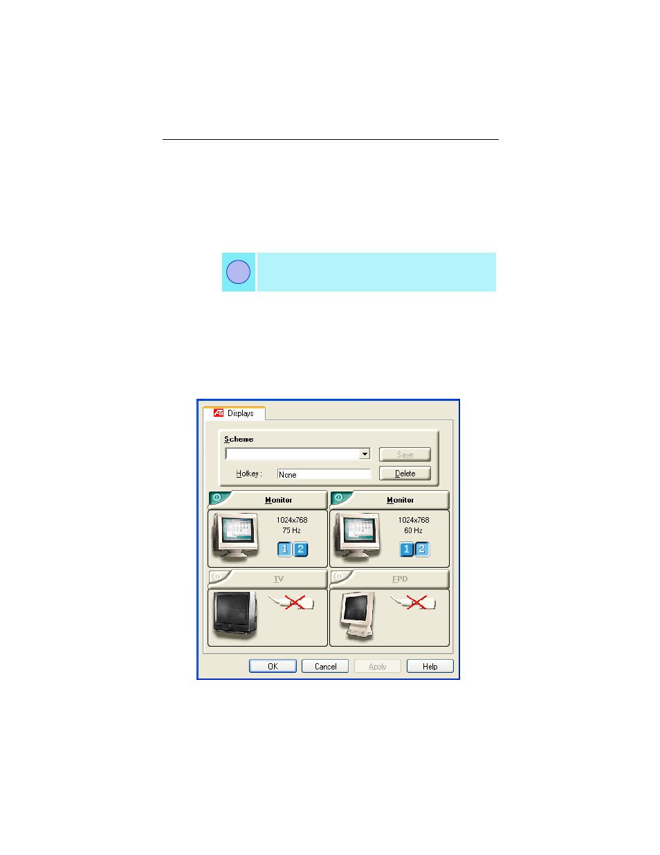 Catalyst software suite, Ati displays tab | ATI Technologies RADEON 9000 User Manual | Page 10 / 34