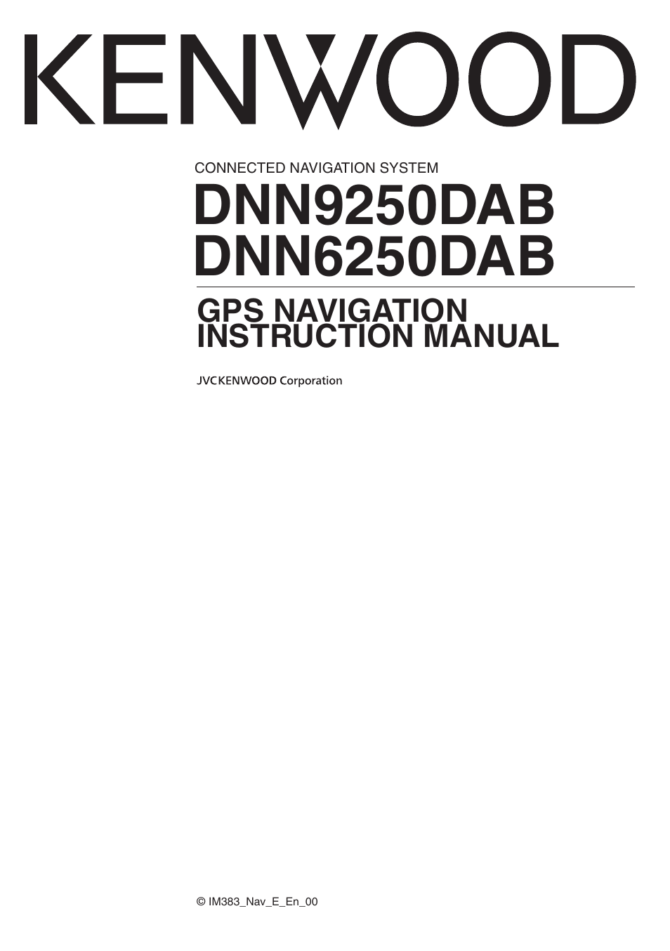 Kenwood DNN9250DAB User Manual | 38 pages