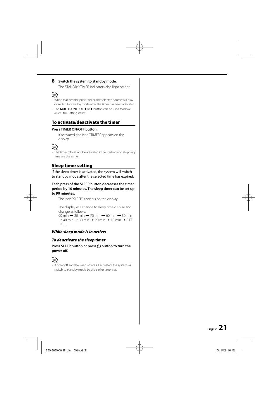 Kenwood CLX-70-W User Manual | Page 21 / 24