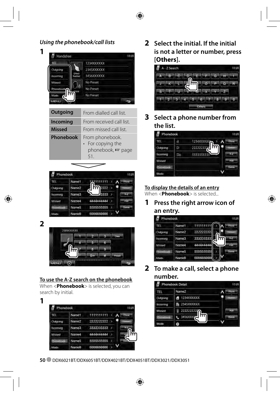 Kenwood DDX3021 User Manual | Page 50 / 80