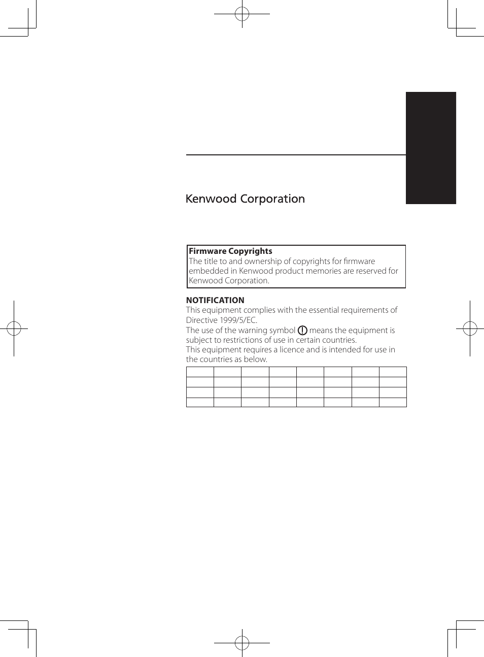 English, Instruction manual | Kenwood TK-7360E User Manual | Page 2 / 24