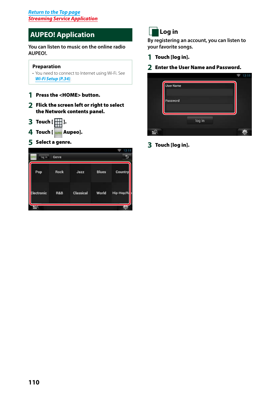 Aupeo! application | Kenwood DNN9250DAB User Manual | Page 111 / 172