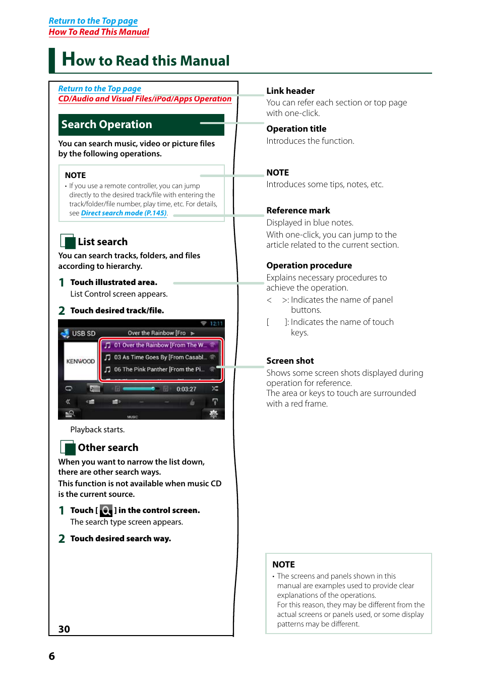 Ow to read this manual | Kenwood DNN9250DAB User Manual | Page 7 / 172