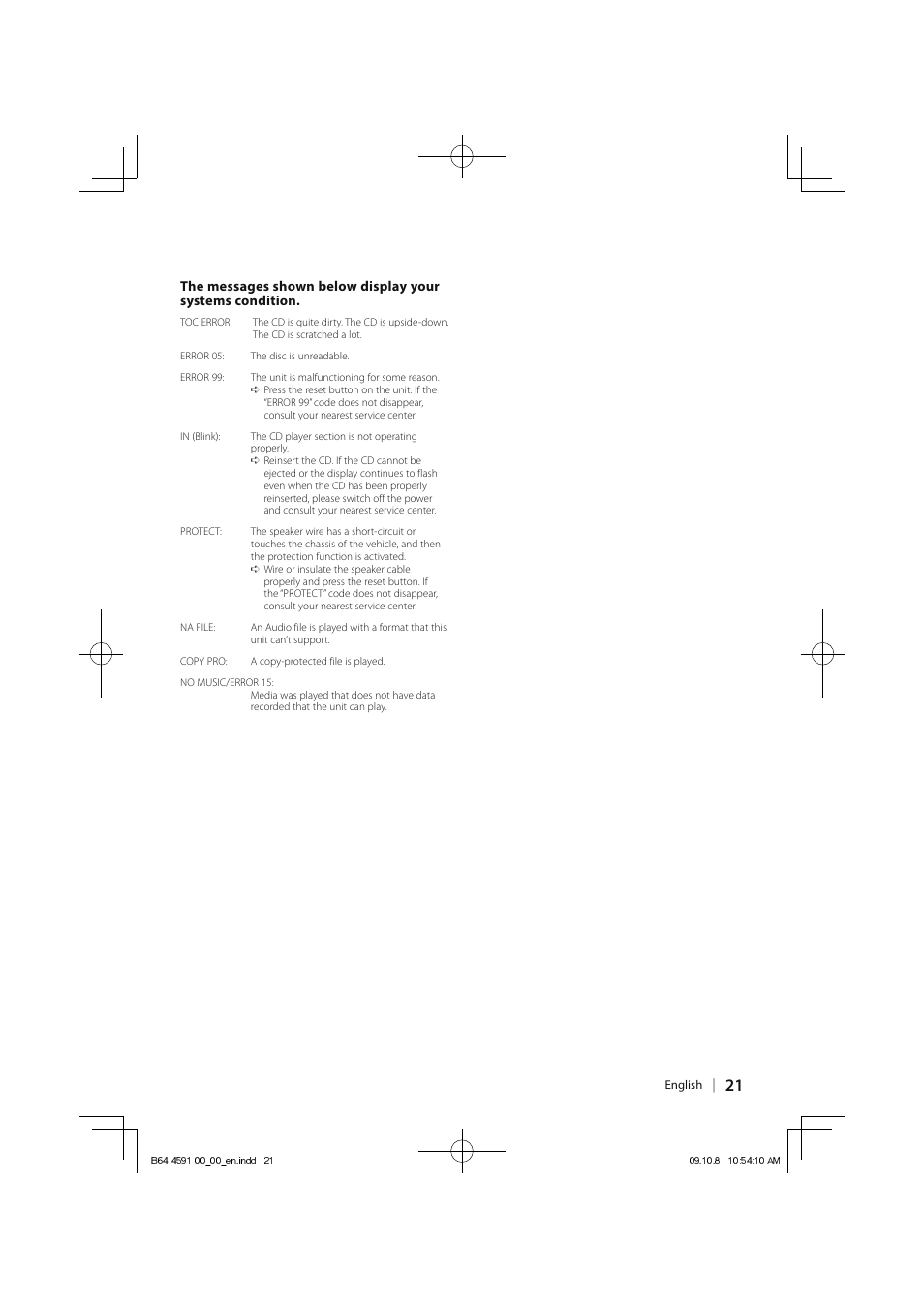 Kenwood KDC-314AM User Manual | Page 21 / 24