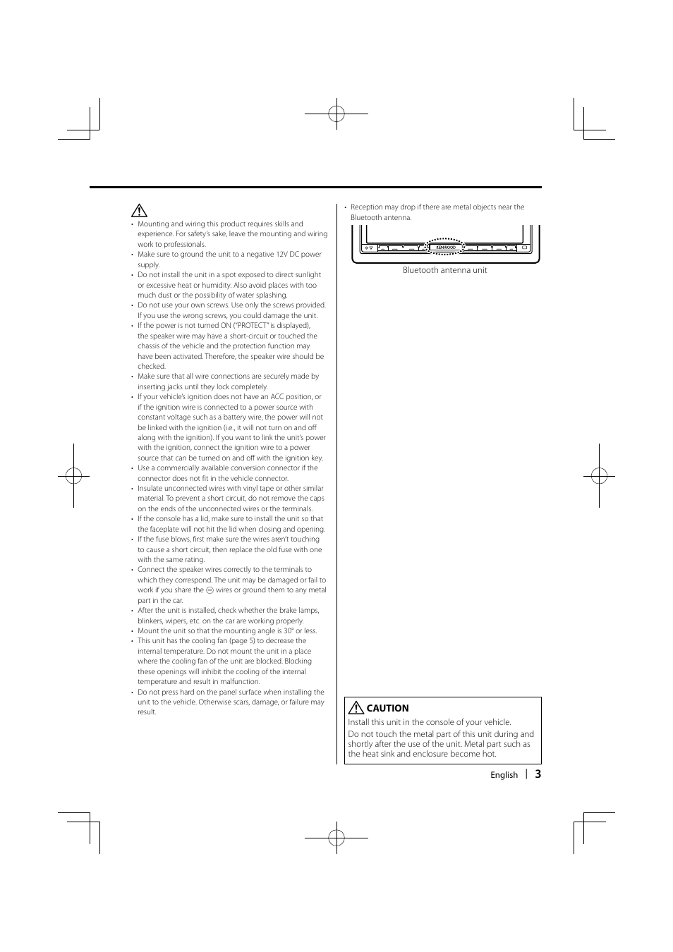 Kenwood DNX7240BT User Manual | Page 3 / 12