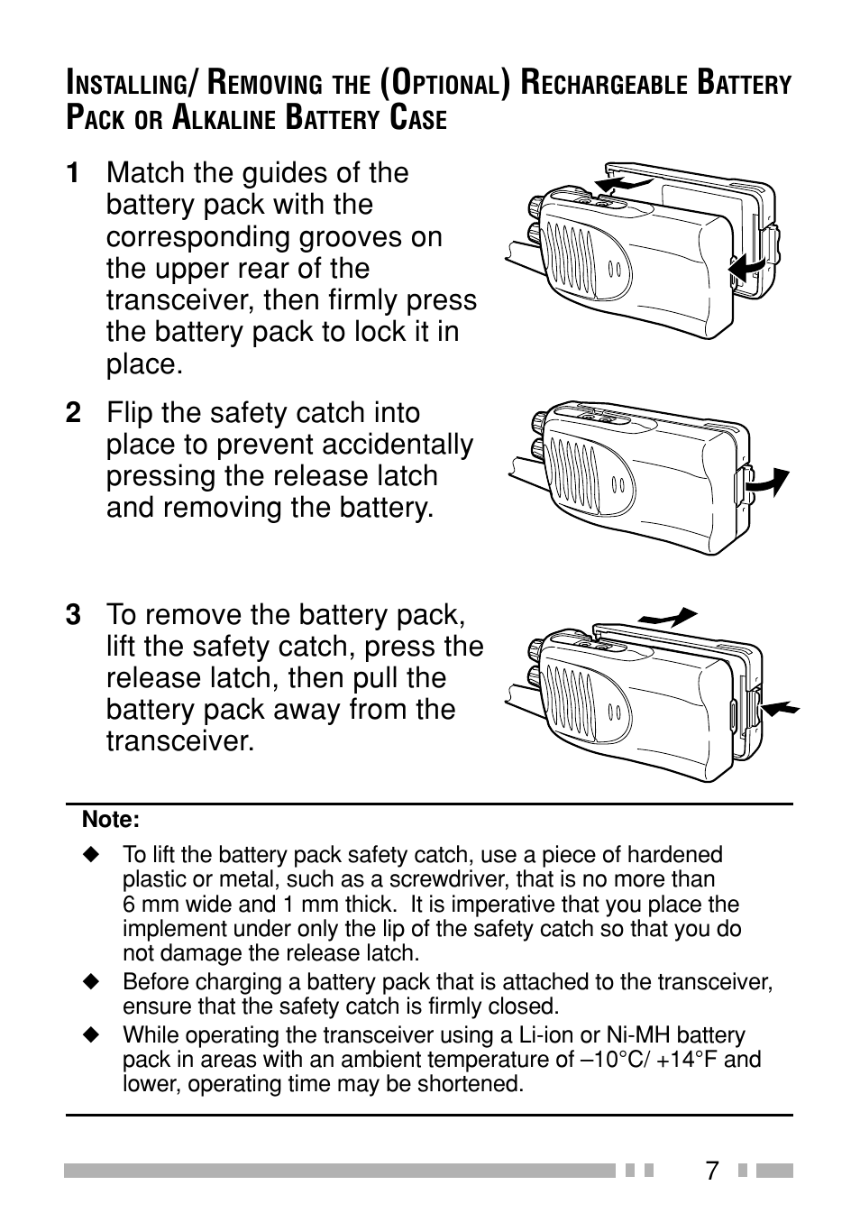 Kenwood TK-3160E3 - Discontinued User Manual | Page 14 / 36