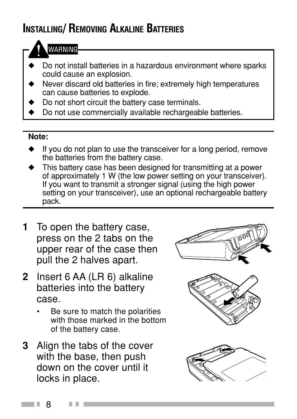 Kenwood TK-3160E3 - Discontinued User Manual | Page 15 / 36