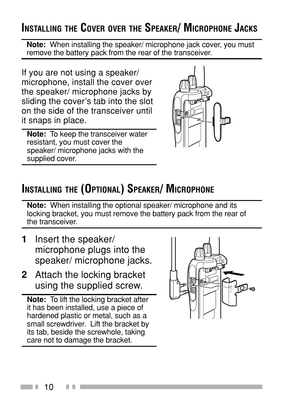 Kenwood TK-3160E3 - Discontinued User Manual | Page 17 / 36