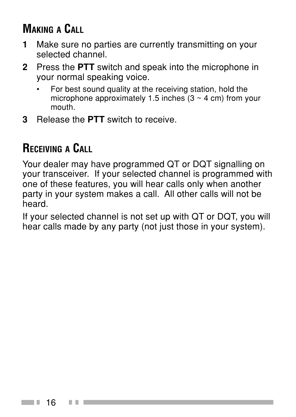 Kenwood TK-3160E3 - Discontinued User Manual | Page 23 / 36