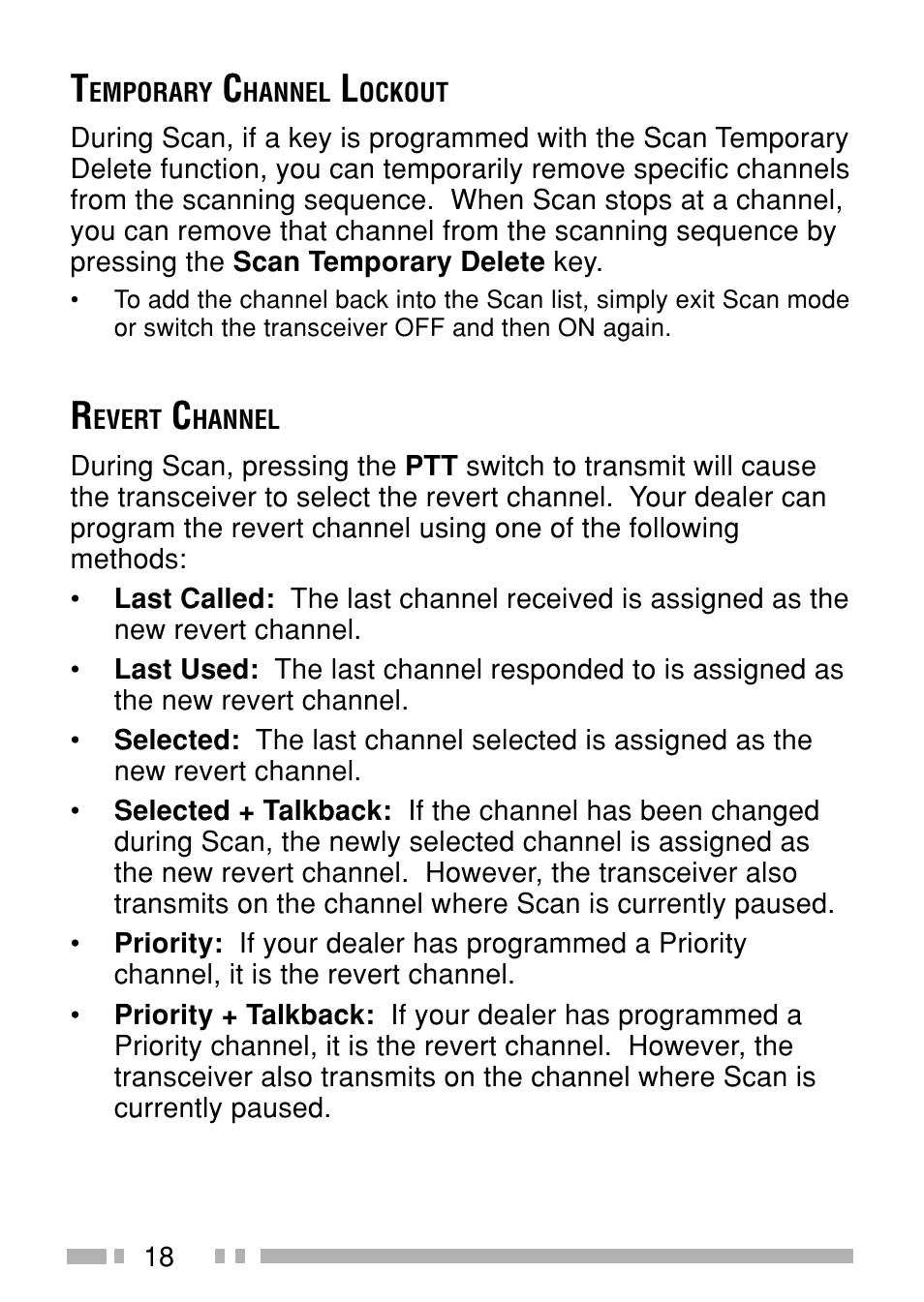 Kenwood TK-3160E3 - Discontinued User Manual | Page 25 / 36